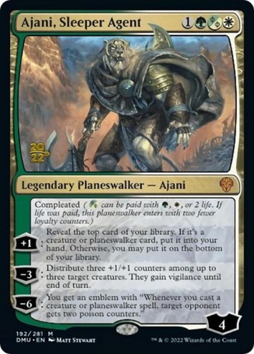 Ajani sleeper agent foil - ajani,, -foil